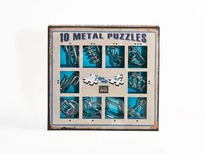 Eureka 10 Metal Puzzle Set BLUE-СИН, *-***