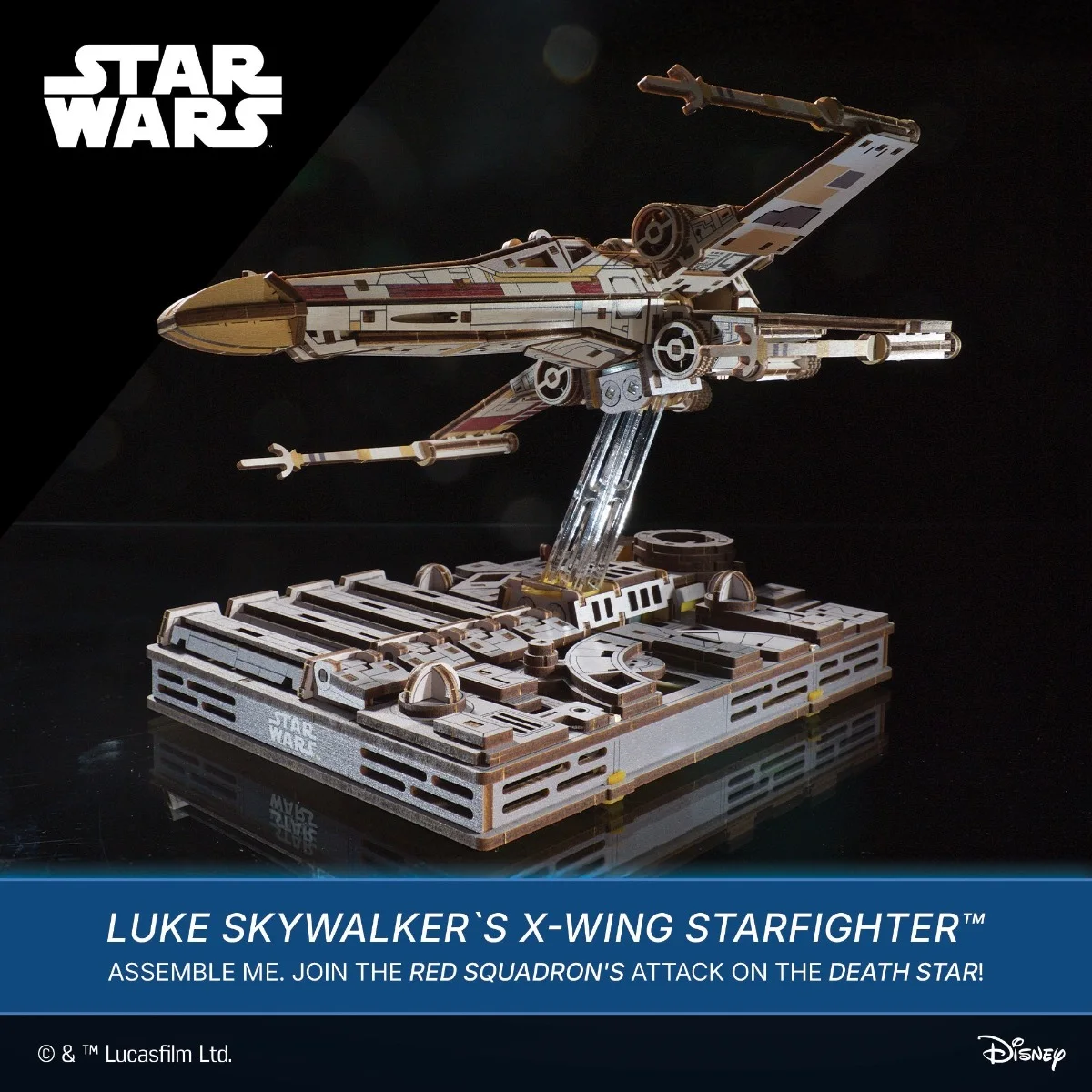 Ugears Star Wars Luke Skywalker&rsquo;s X-Wing Starfighter&trade;-70269