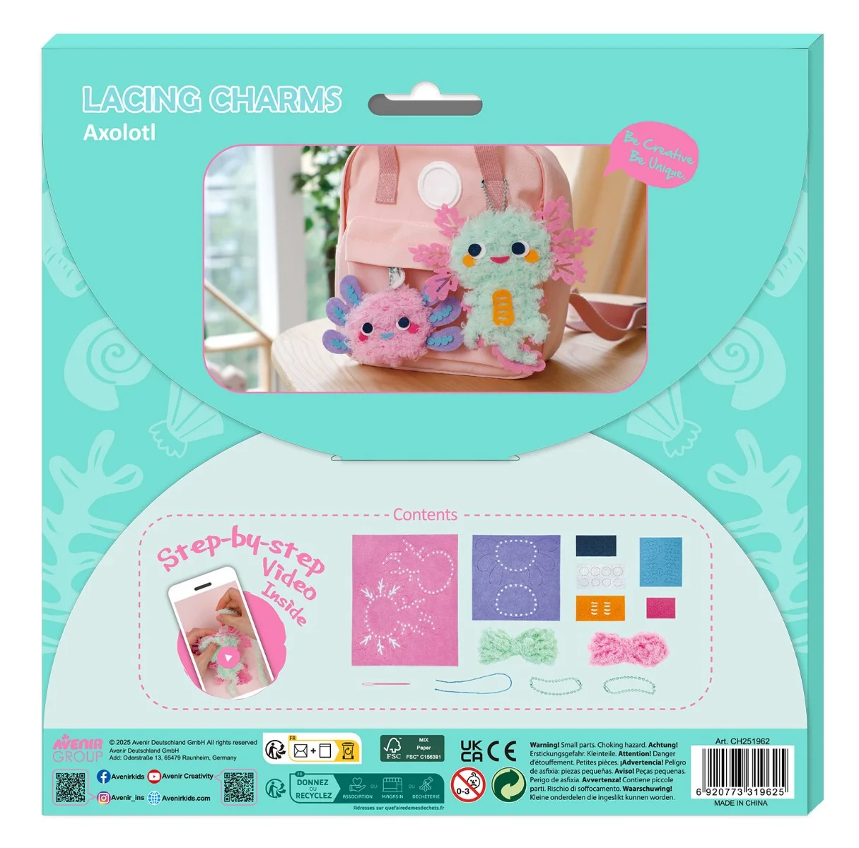 Avenir Everyday Craft Талисман-Аксолотъл CH251962