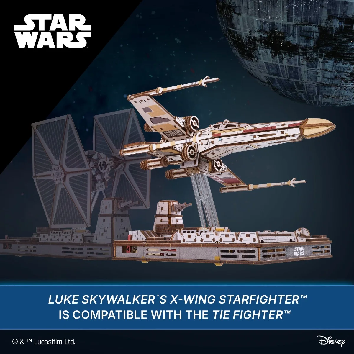 Ugears Star Wars Luke Skywalker&rsquo;s X-Wing Starfighter&trade;-70269