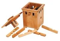 Fridolin 3D Логически Бамбуков Пъзел***** - Safe 2 -17197