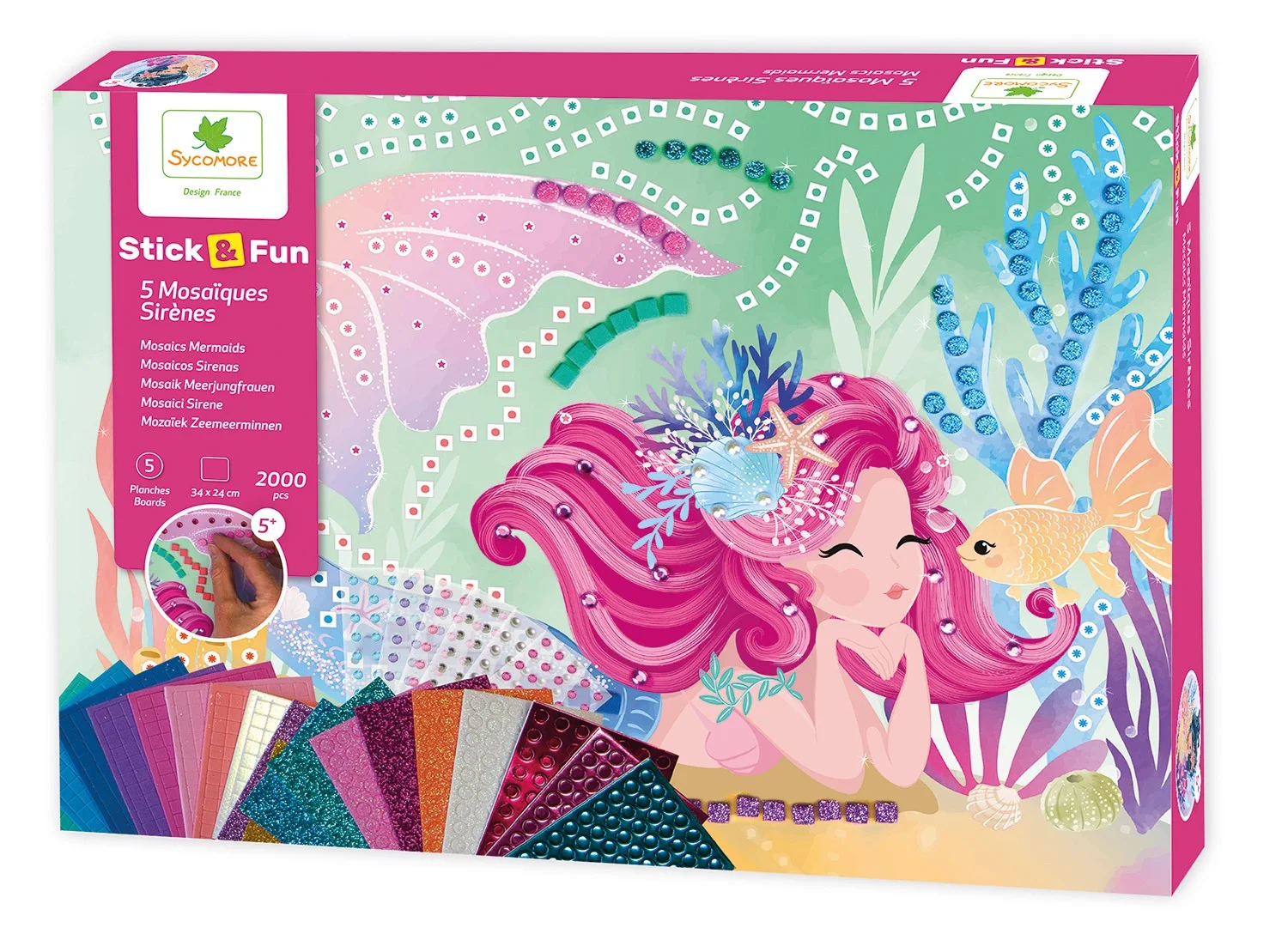Sycomore Stick'N Fun-XL-Мозайки и мъниста-Русалки-5y+