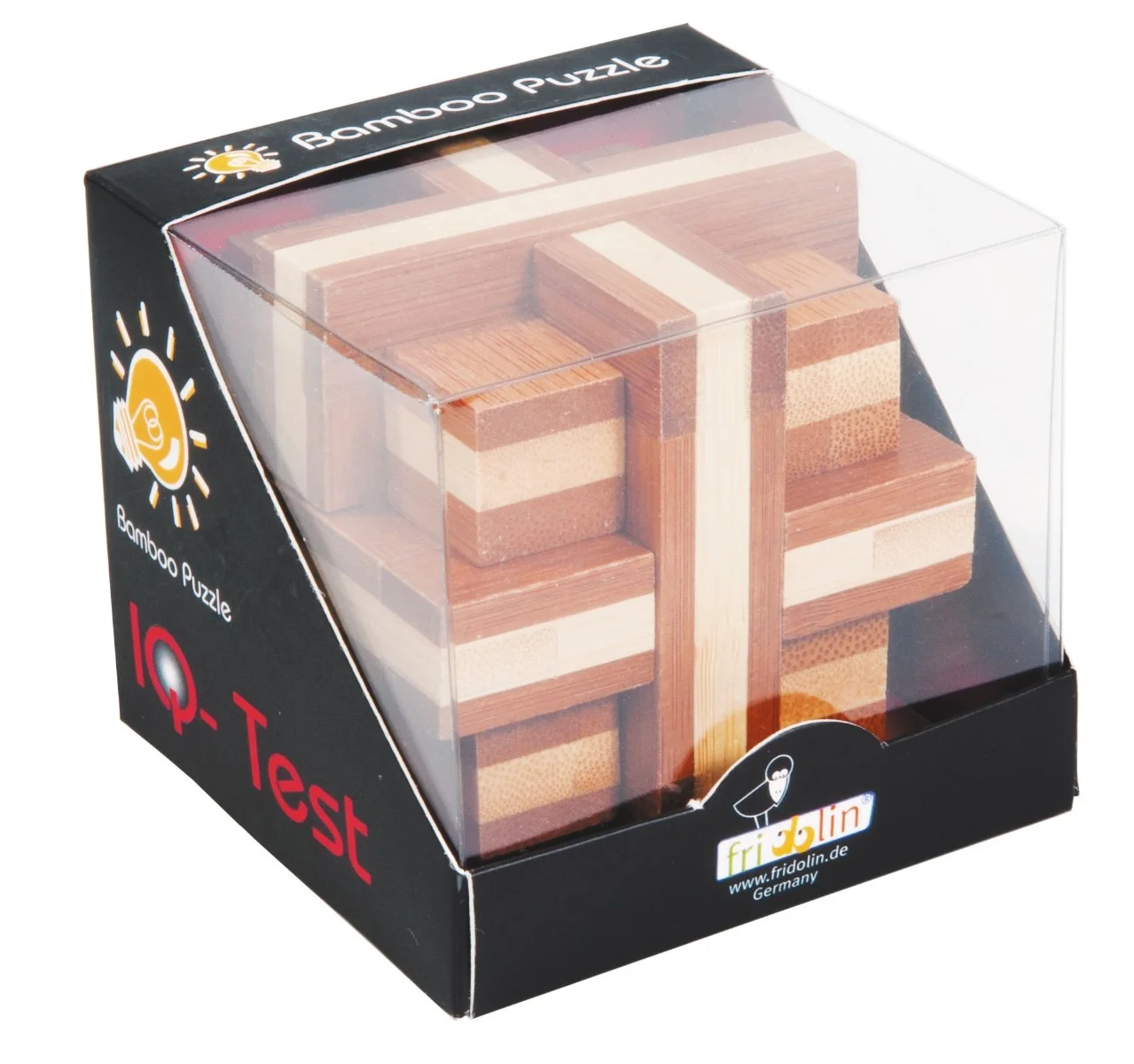 Fridolin 3D Логически Бамбуков Пъзел*****-Doublecross -17457