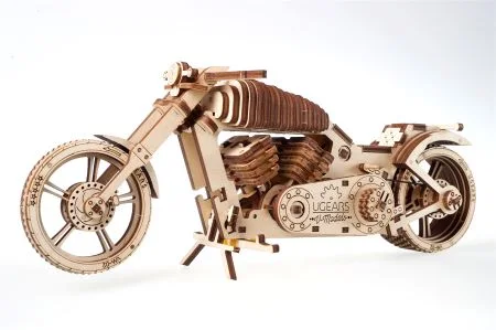 Ugears Мотор VM-02-3Д Пъзел-Дърво&nbsp;- 70051