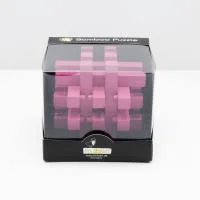 Fridolin 3D Логически Бамбуков Пъзел**-Locked-Magenta -17183
