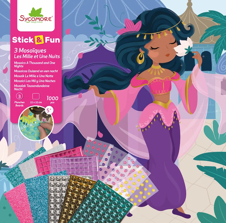 Sycomore Stick'N Fun-S-Мозайки и мъниста-Приказки-5y+