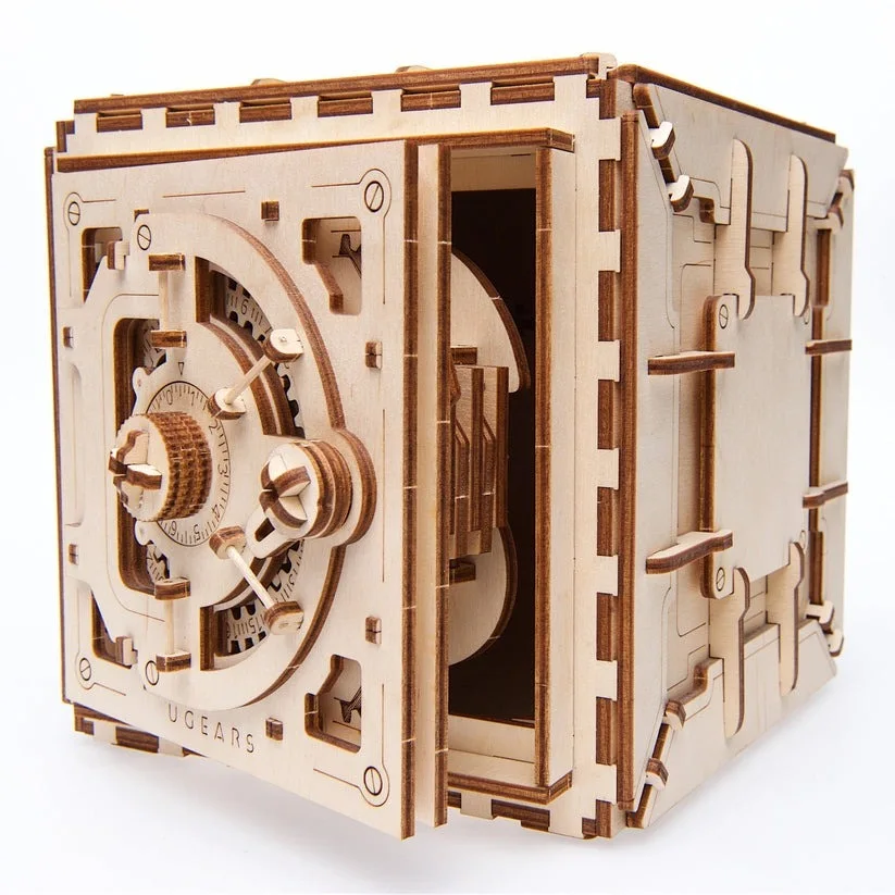 Ugears Сейф- 3D Пъзел - Дърво - 70011