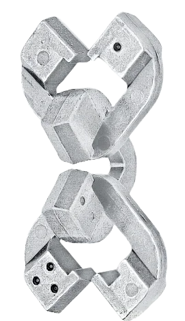 Hanayama Mini Huzzle Cast Chain****** - сребро
