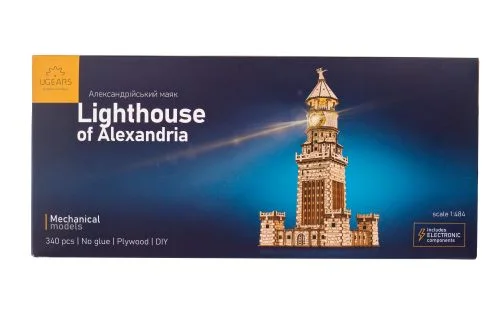 Ugears Lighthouse of Alexandria Фарът на Александрия-3Д модел-Дърво - 70254