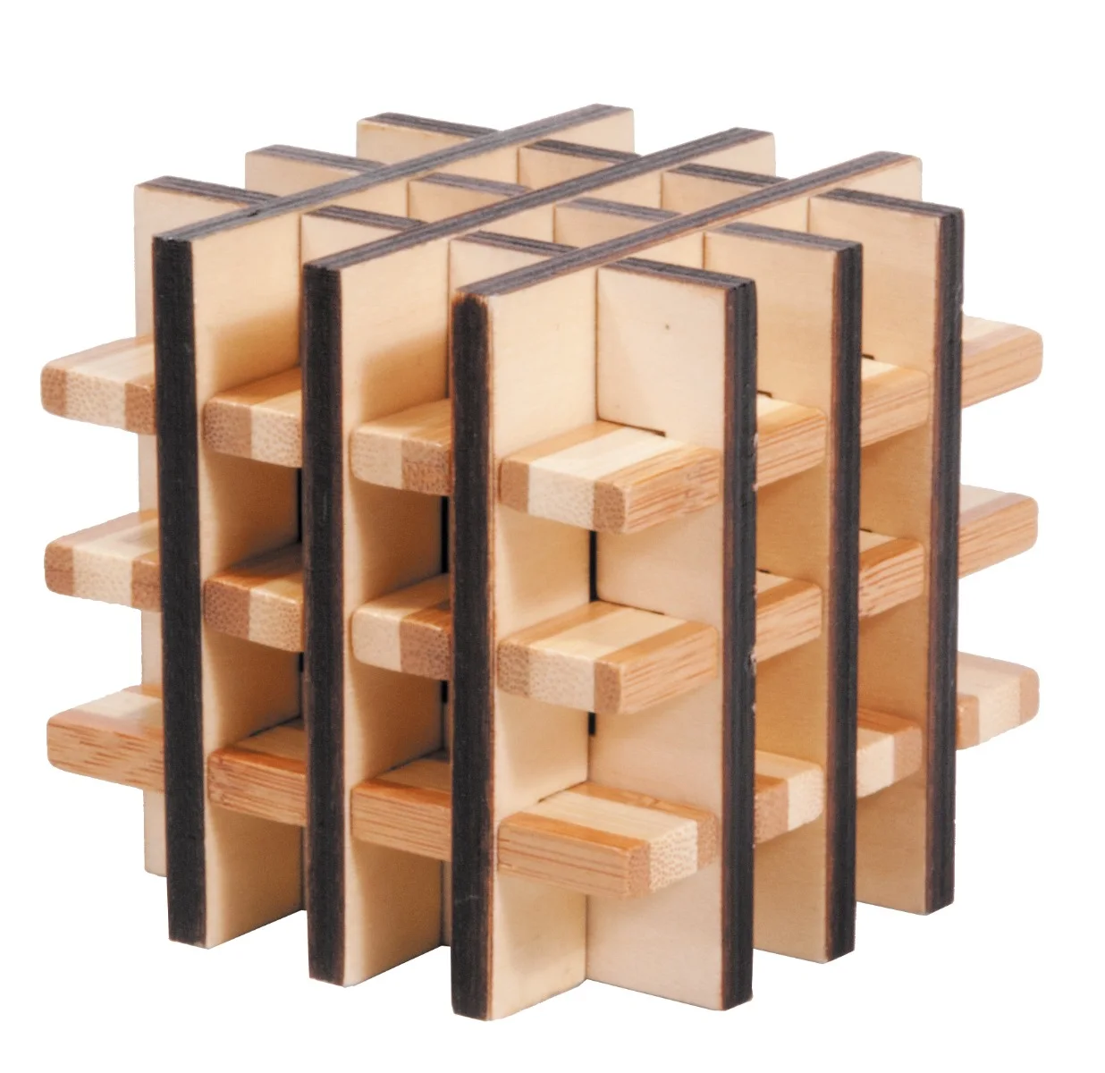 Fridolin 3D Логически Бамбуков Пъзел****-Multi Square -17498