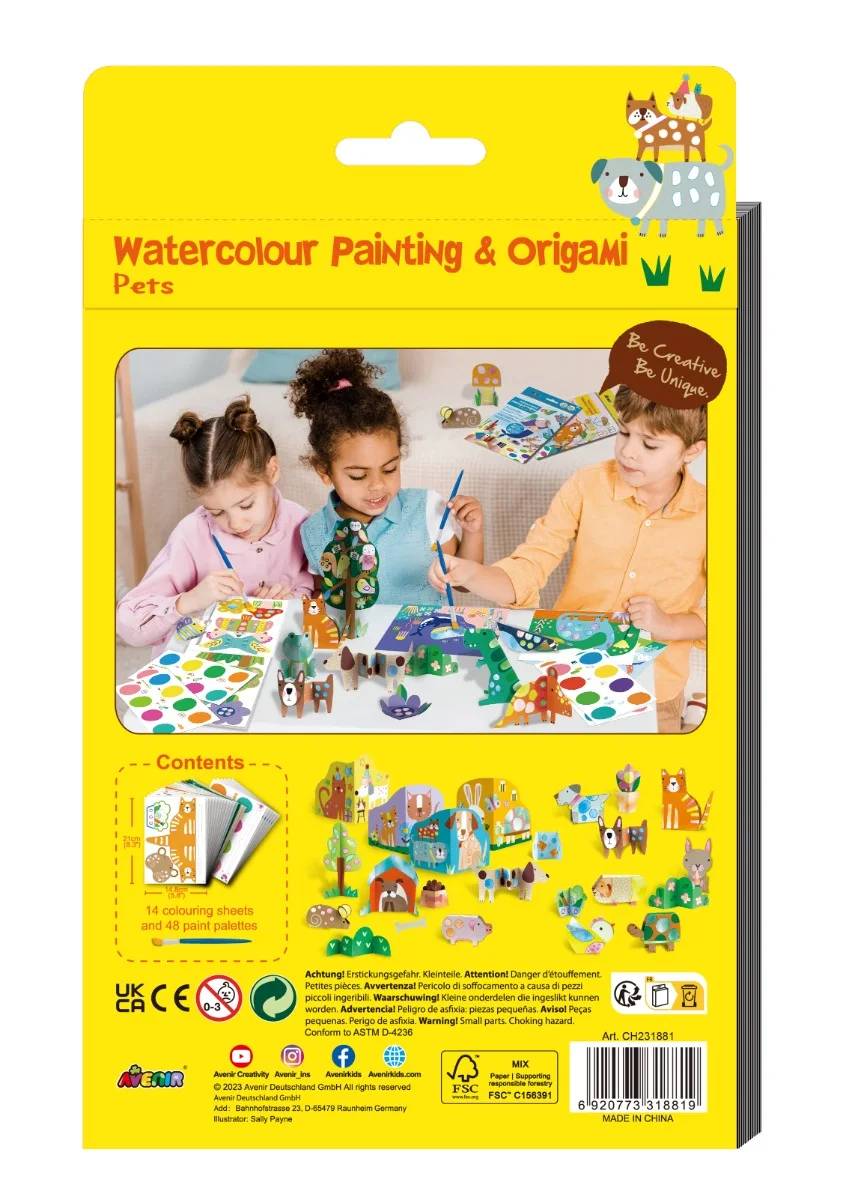 Avenir Оцветяване вода и Оригами ДОМАШНИ ЖИВОТНИ-CH231881