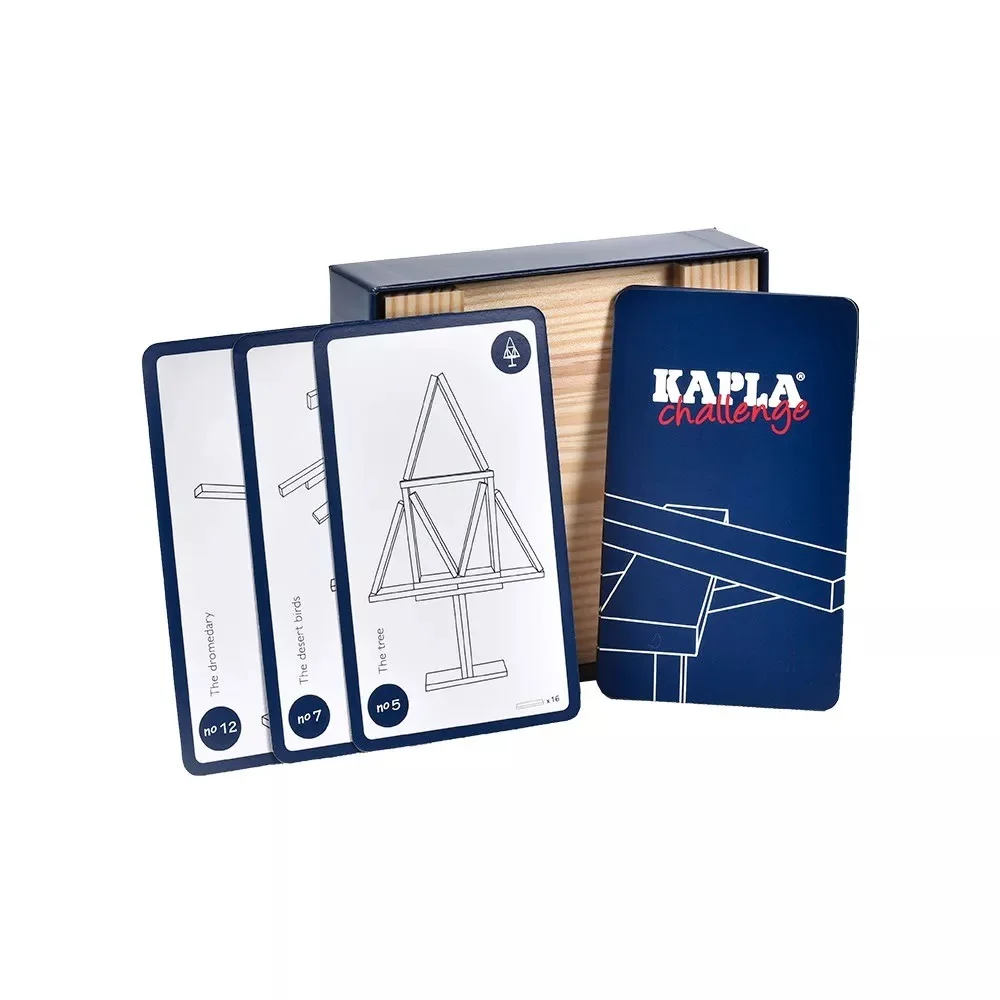 KAPLA&reg; Challenge-16 планки,12 карти-предизвикателства