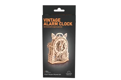 Ugears Старинен модел на будилник-3Д мини  пъзел&nbsp;- 70163