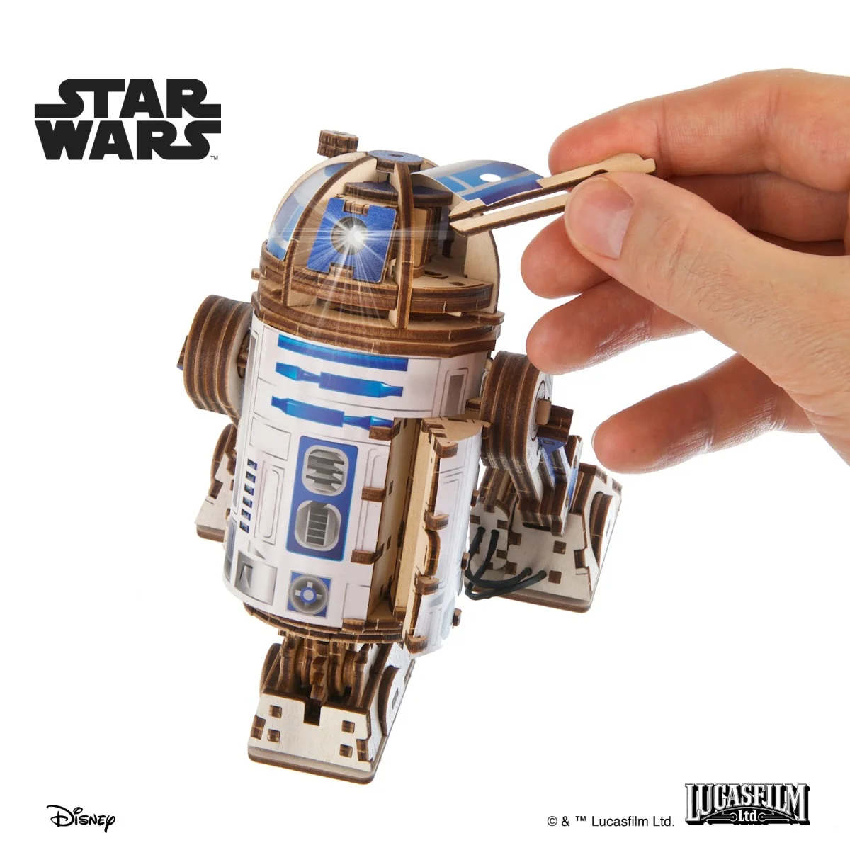 Ugears Star Wars R2-D2&trade; - Модел за сглобяване