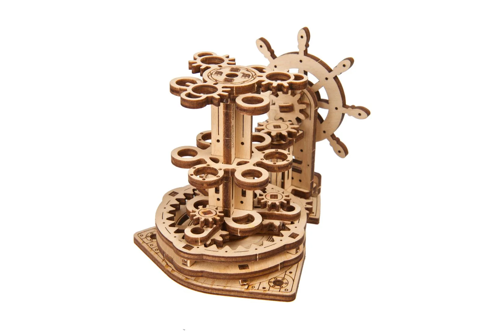 Ugears Wheel Organizer Органайзер за Бюро-3Д модел-Дърво&nbsp;- 70220