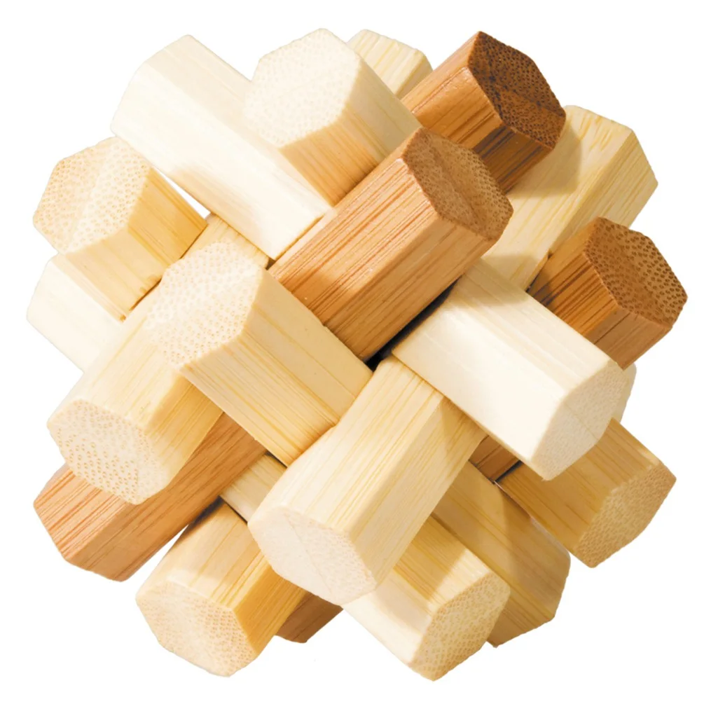 Fridolin 3D Логически Бамбуков Пъзел****-Double Knot -17494