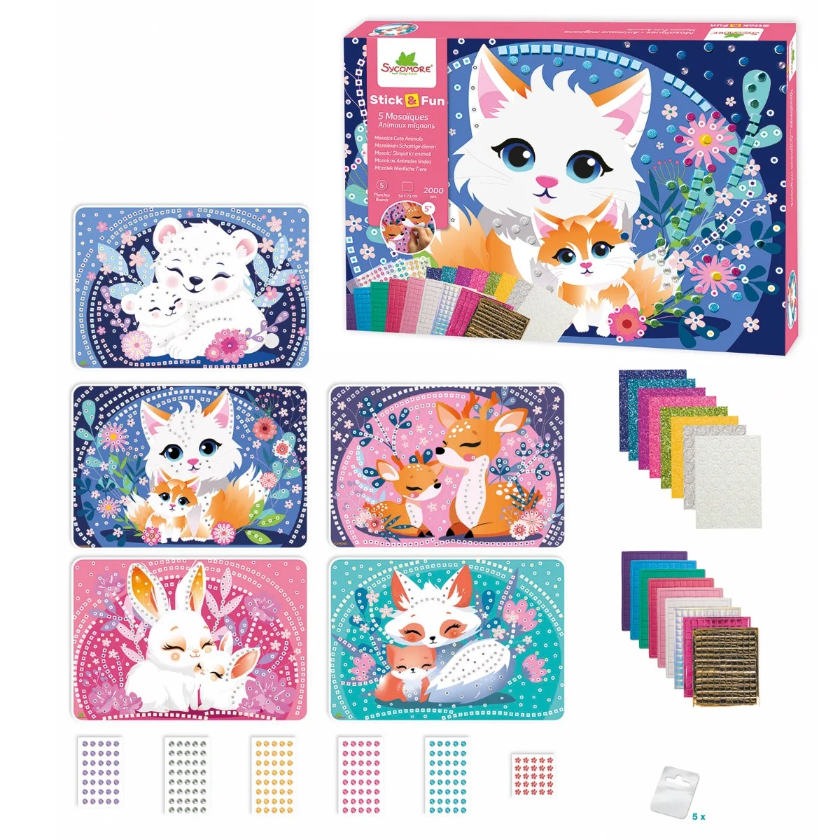 Sycomore Stick`N Fun-XL-Мозайки и мъниста-Любими животни