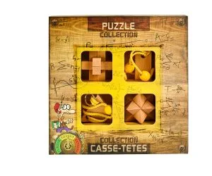 Eureka 4 Wood Puzzles Set - Expert