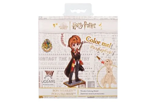 Ugears Colouring Model Harry Potter™ Фигурка Ronald Weasley - 3D пъзел - 70240