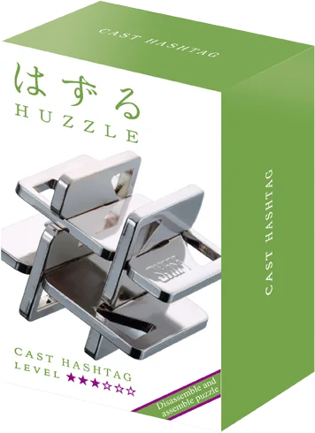 Hanayama Huzzle Cast Puzzle Hashtag ***