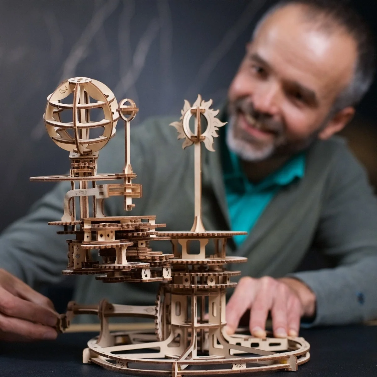 Ugears Mechanical Tellurion Слънчевата System -3Д модел-Дърво-70167