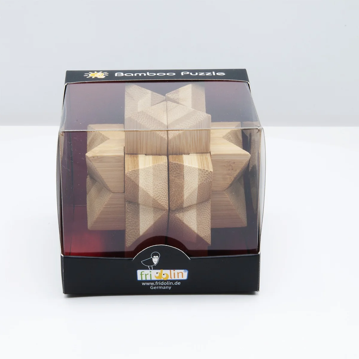 Fridolin 3D Логически Бамбуков Пъзел****- Star -17462