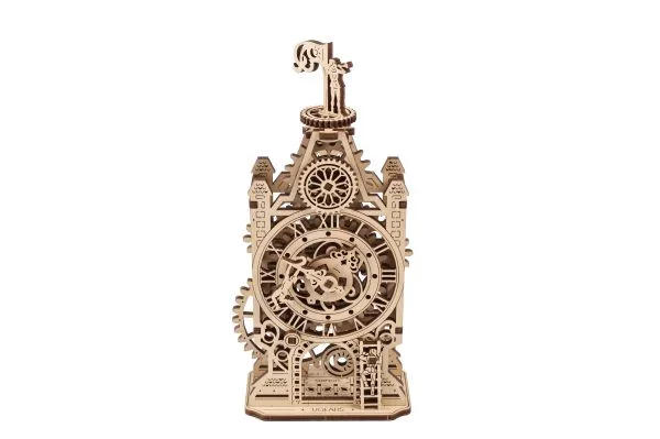 Ugears Old Clock Tower-Старинна часовникова кула-3Д мини модел - 70169