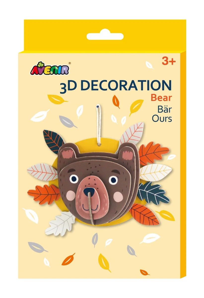 Avenir 3Д Decoration пъзел за сглобяване МЕЧКА-PZ205061