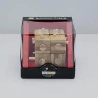 Fridolin 3D Логически Бамбуков Пъзел*****-Куб с пръчки -17173