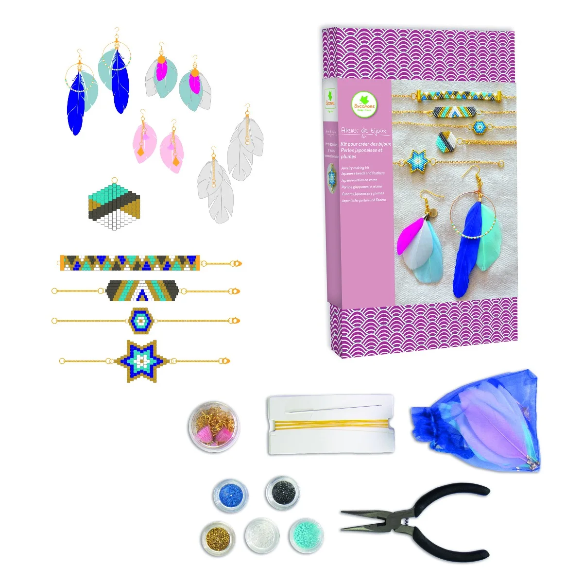 Sycomore Atelier за бижута- Японски мъниста-Пера