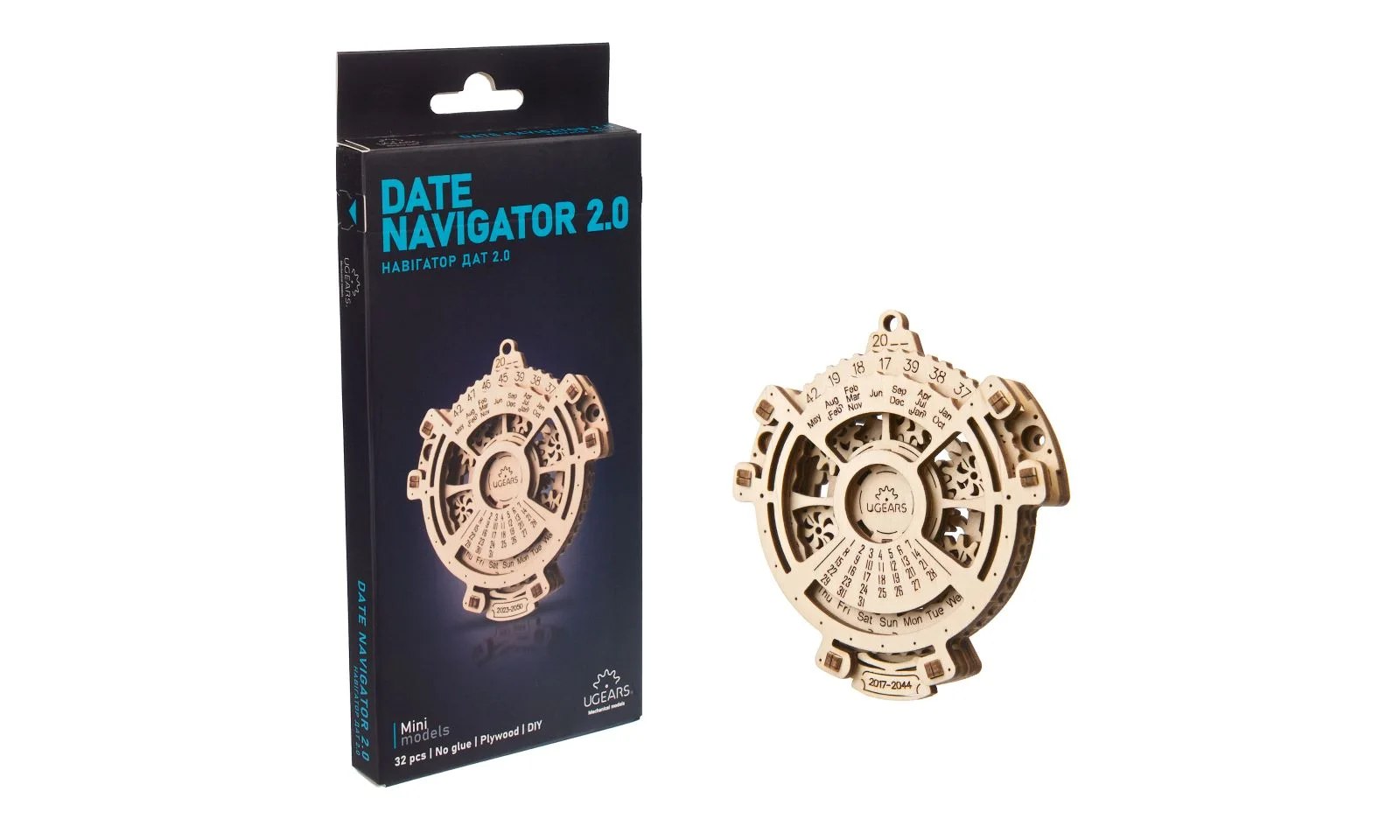 Ugears Календар Date Navigator-3Д мини модел-70218