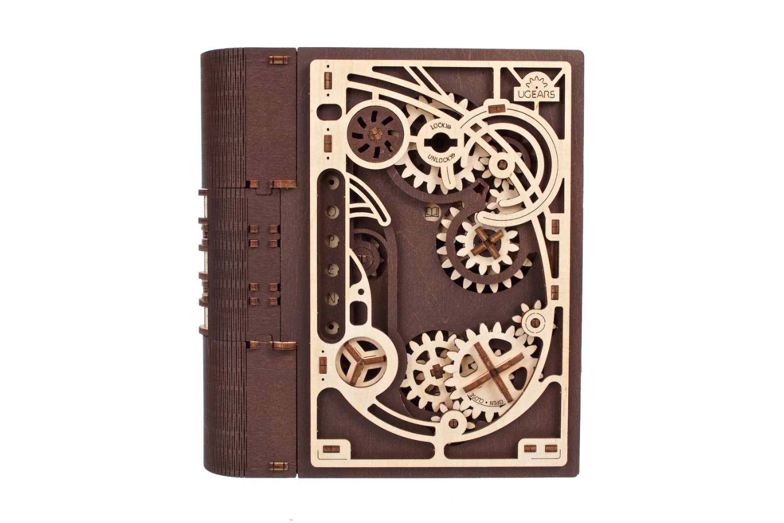 Ugears Book of Secrets Книга за тайни-3Д пъзел-Дърво - 70265