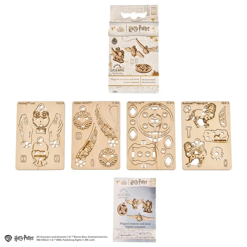 Ugears Harry Potter&trade; Фантастични животни&nbsp;- 3D- пъзел- 70260