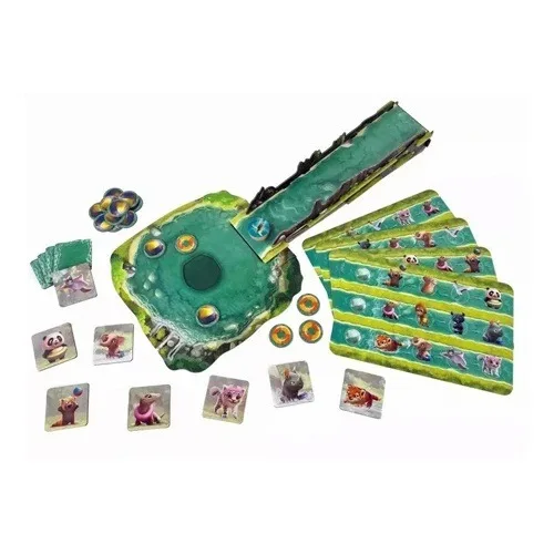 Gigamic Turtle Splash - 5+, 2-4 уч.,картон и дърво