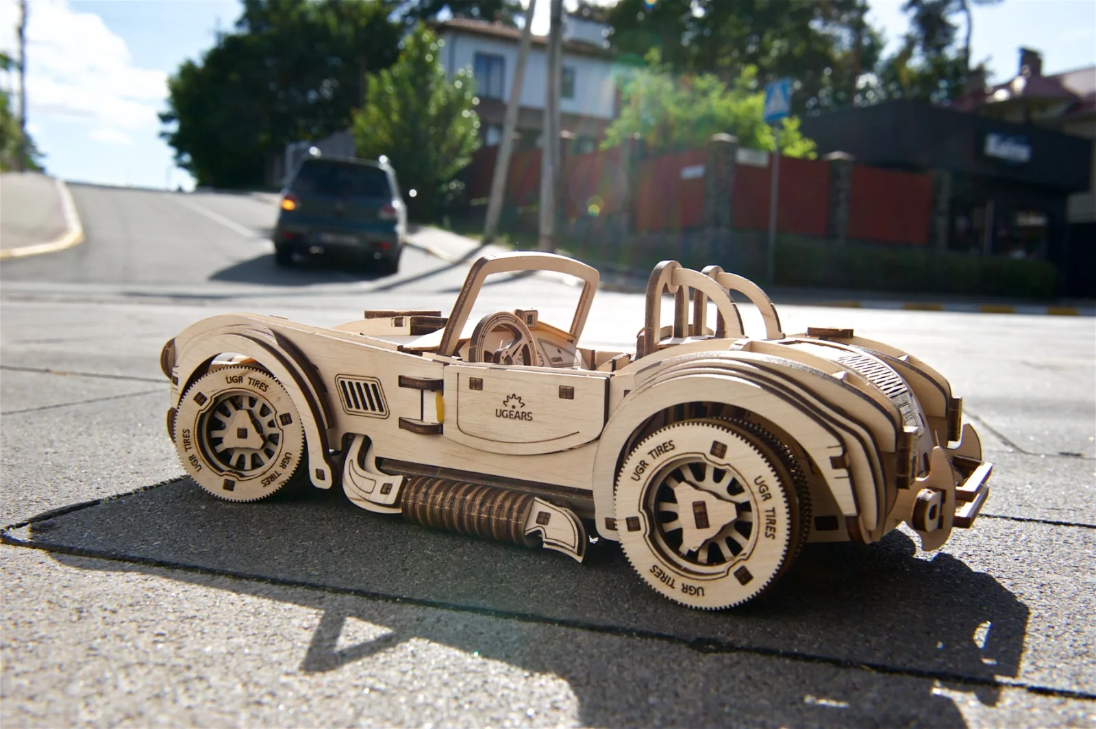 Ugears Дрифт Болид  Cobra - 3Д дървен  механичен модел-70161