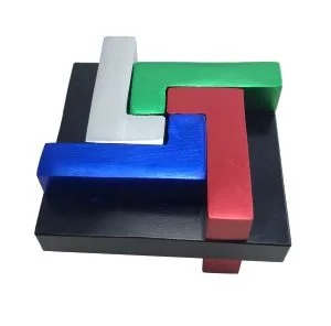 Eureka Metal Can Puzzle Quad L**-ЦВЕТЕН