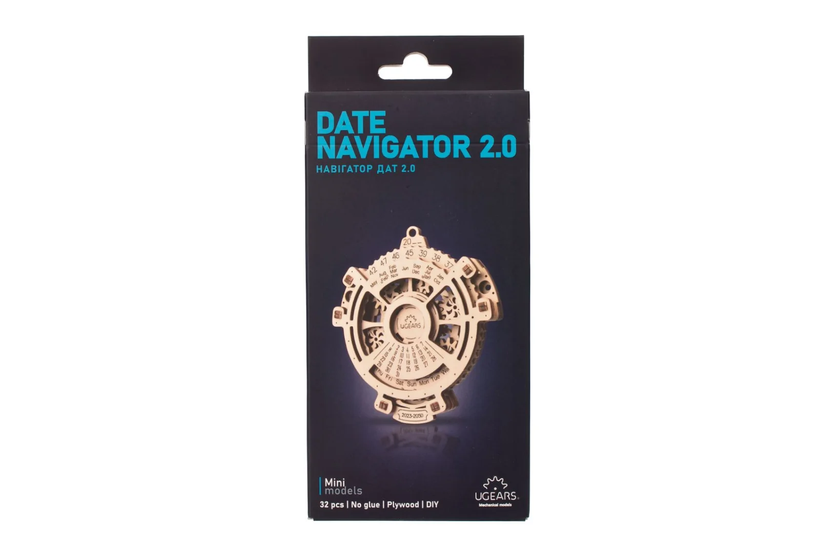 Ugears Календар Date Navigator-3Д мини модел-70218