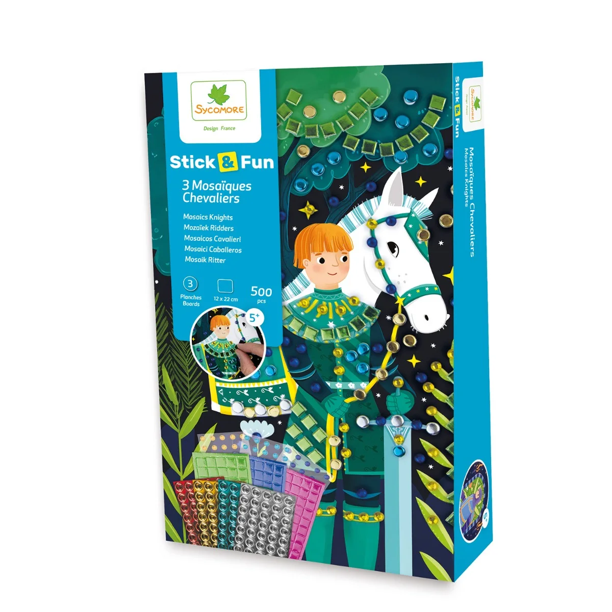 Sycomore Stick'N Fun-XS-Мозайки и Мъниста-Рицари-5y+