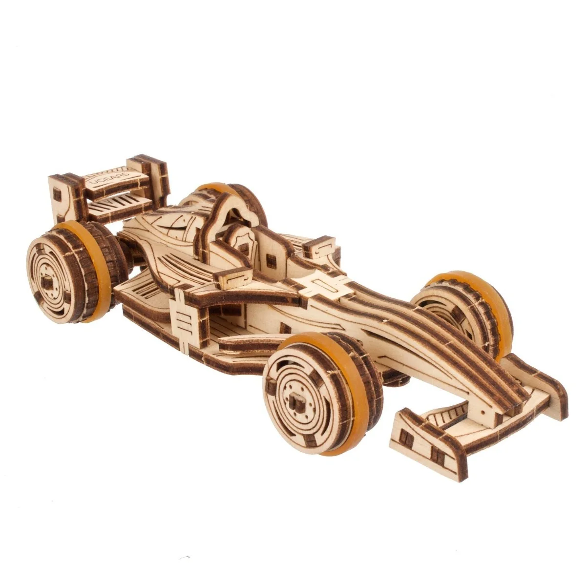Ugears Compact Racer-Състезателен Автомобил - 3Д дървен механичен модел