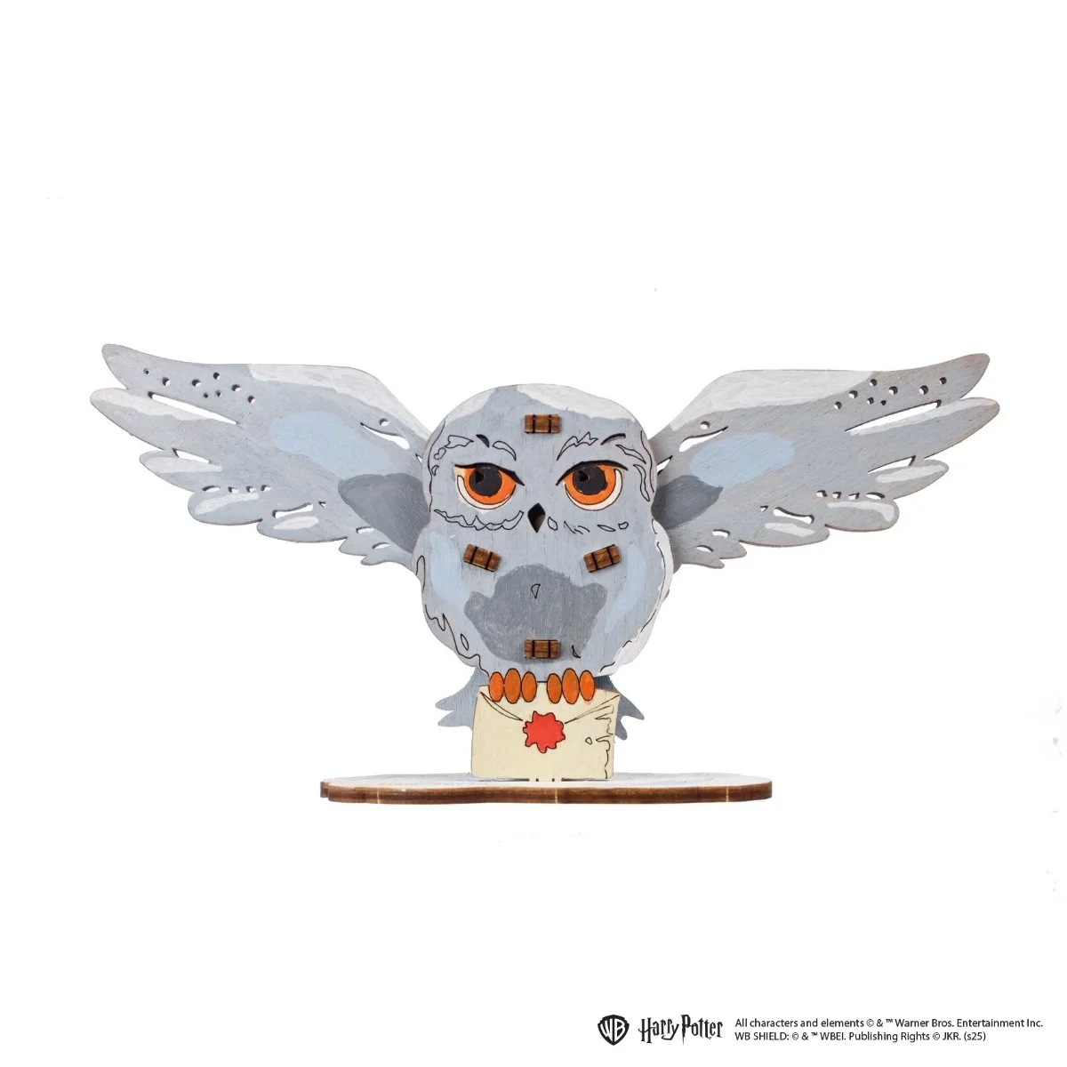 Ugears Harry Potter&trade; Совата Hedwig - 3D дървен модел за оцветяване&nbsp;-70243