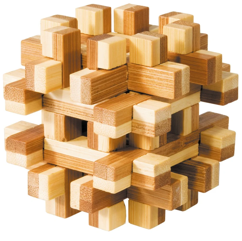 Fridolin 3D Логически Бамбуков Пъзел**** - Magic Blocks -17493