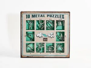 Eureka 10 Metal Puzzle Set GREEN-ЗЕЛЕН, *-***