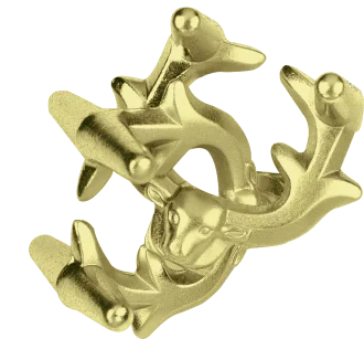 Hanayama Mini Huzzle Cast Elk***** - злато