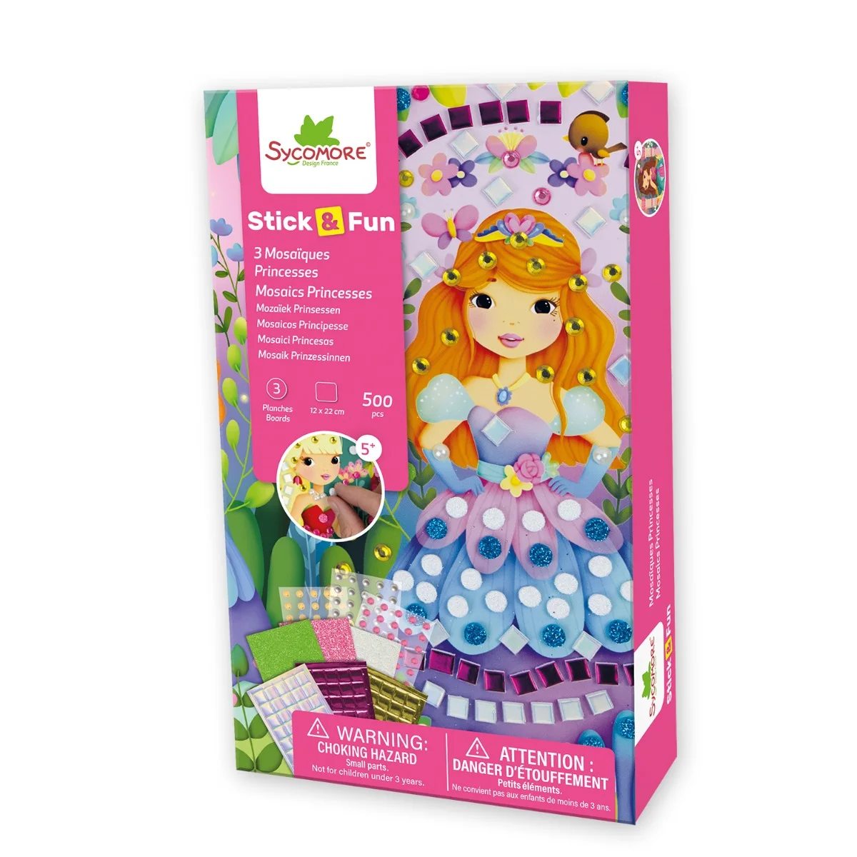 Sycomore Stick'N Fun-XS-Мозайки и мъниста-Принцеси-5y+