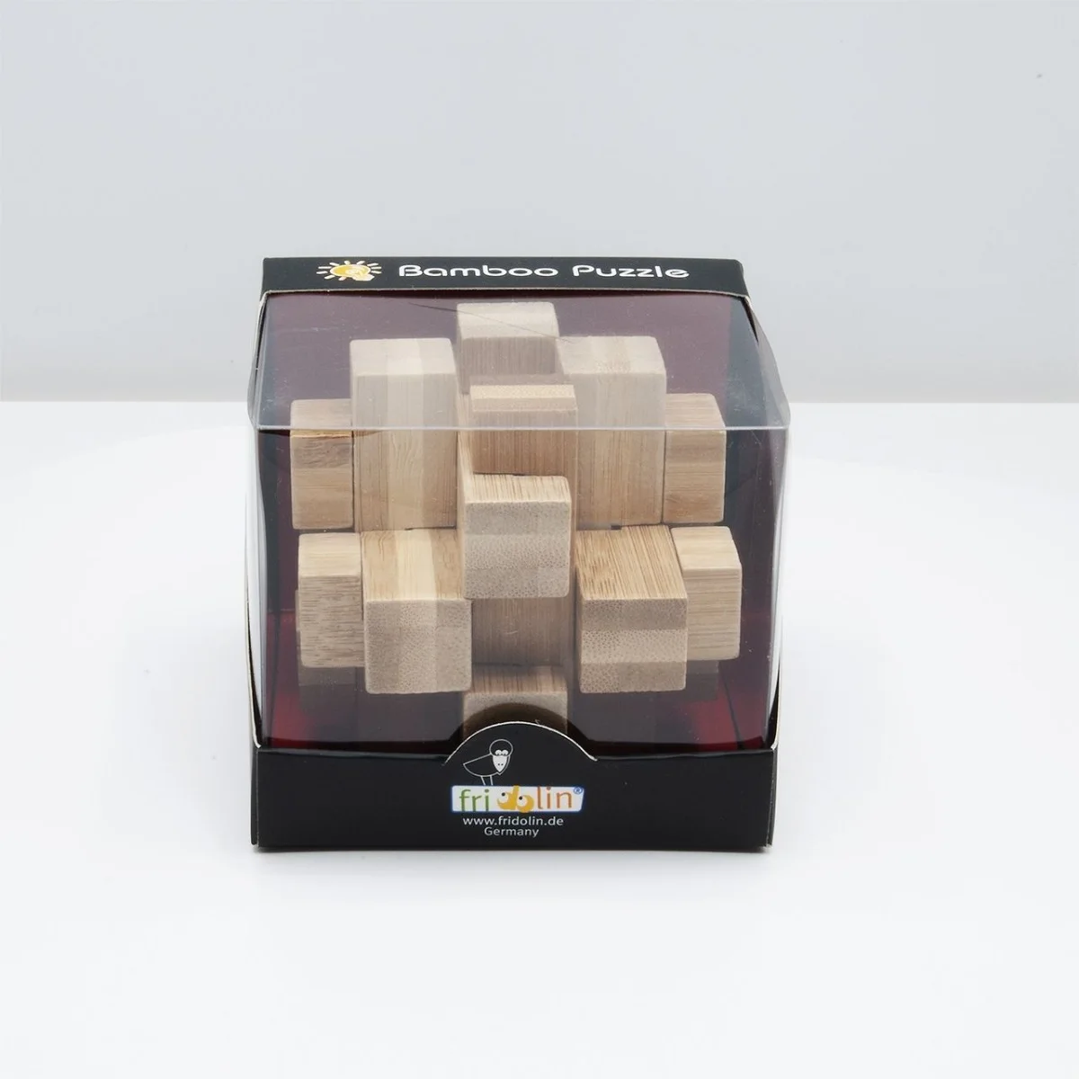 Fridolin 3D Логически Бамбуков Пъзел****-Crosscube -17164
