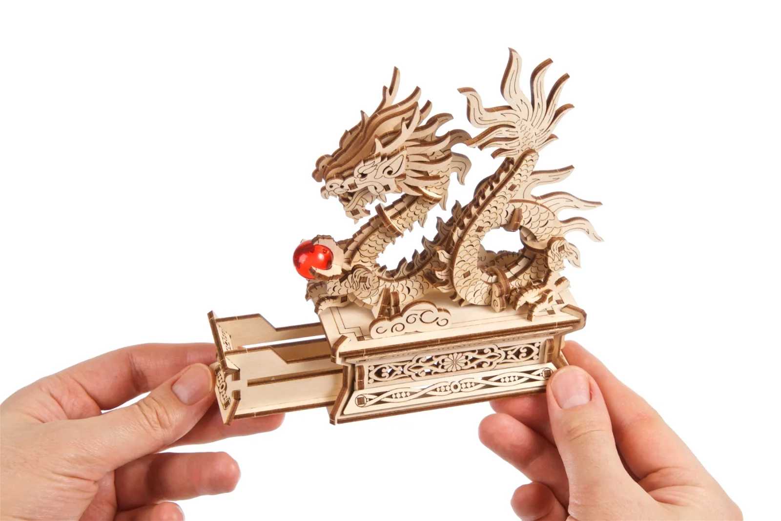 Ugears Wood Dragon Дракон-3Д пъзел- Механичен модел-Дърво&nbsp;- 70259