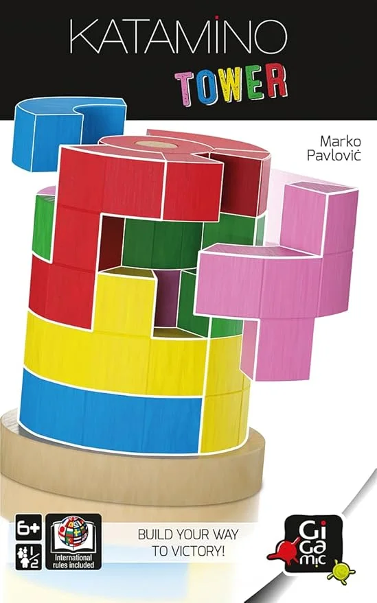 Gigamic Katamino Tower-6+,15 ел,40 предизв.,1-2 уч.,