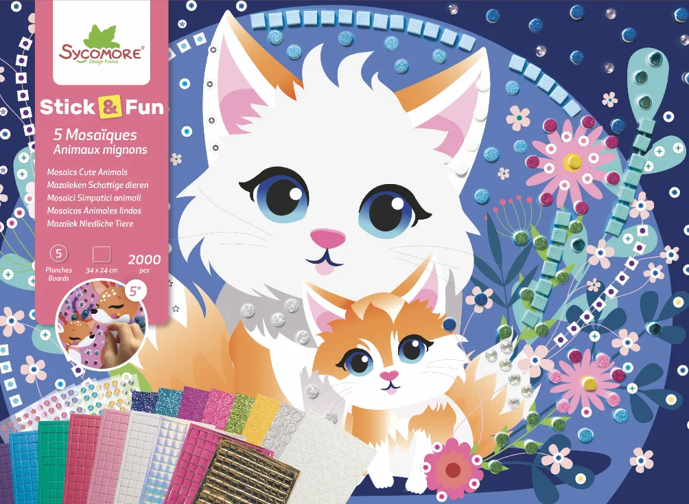 Sycomore Stick`N Fun-XL-Мозайки и мъниста-Любими животни