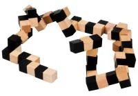 Fridolin 3D Дървен Логически пъзел Master Cube - натур/черно -17191