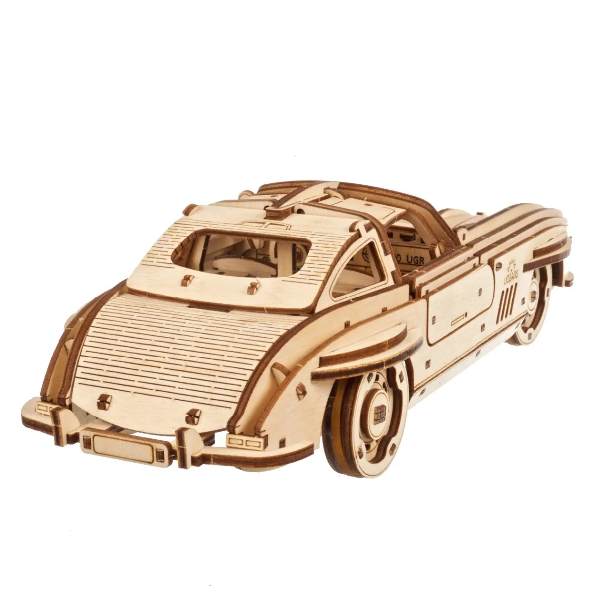 Ugears Winged Sports Coupe-Състезателен автомобил-3Д дървен  механичен модел-70192